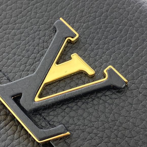 Louis Vuitton Taurillon Portefeuille Capucine Long Wallet Noir Black - Picture 10 of 10